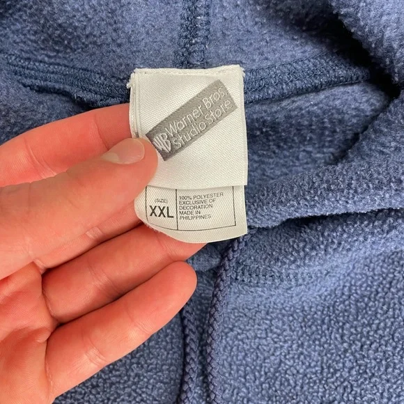 Vintage Looney Tunes Tweety Fleece hooded sweatshirt - Picture 9 of 11